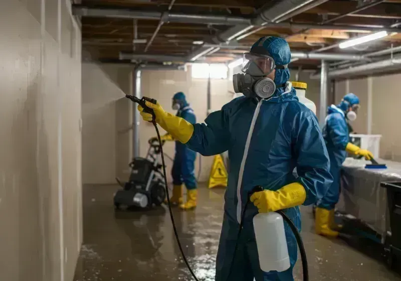 Basement Sanitization and Antimicrobial Treatment process in Saint James, MO